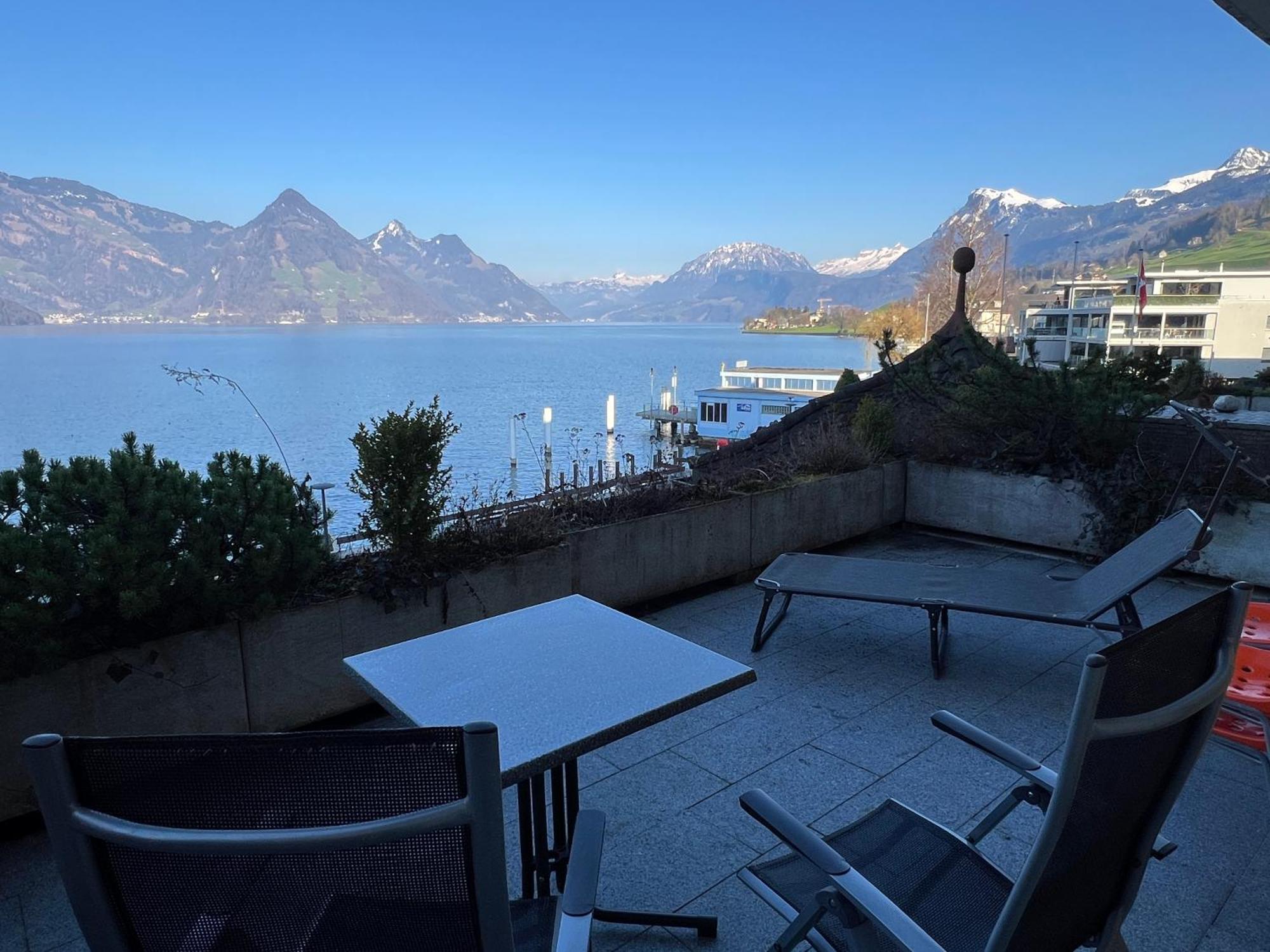 Rigiblick Am See Buochs Bagian luar foto